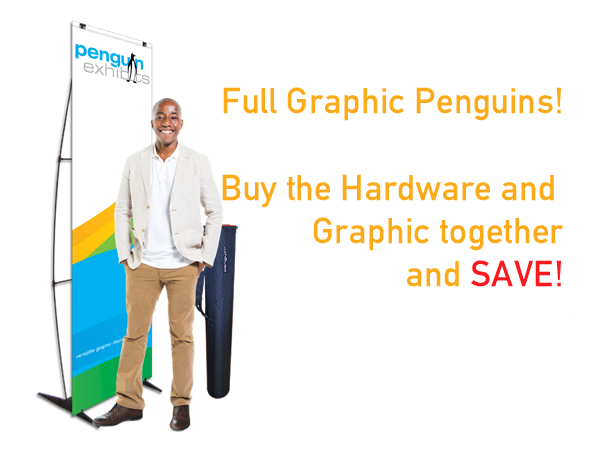 Standard Full Graphic Penguin 60 - 86.25” X 23.6” Hardware and Graphics