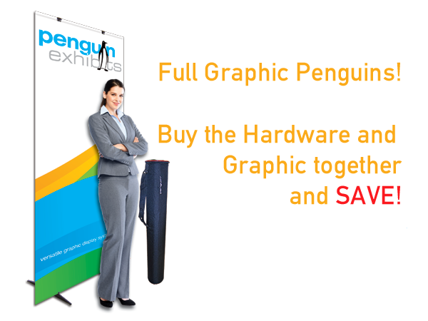 Standard Full Graphic Penguin 90 - 86.25” X 35.5” Hardware and Graphics