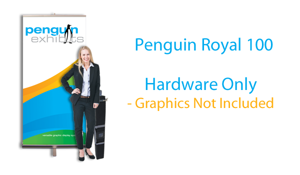 Royal 100 Roll-Up Banner Stand - Hardware Only