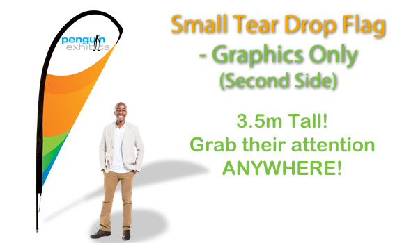 Small Tear Drop Flag - Graphics Only (second-side)