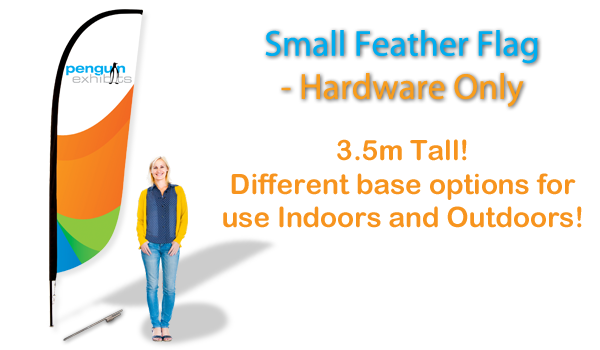 Small Feather Flag - Hardware Only