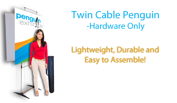 Twin Graphic Cable Penguin 39.4