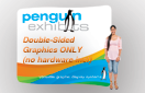 Double-sided ZipTube Display S-Shaped graphics only
