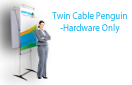 Twin Graphic Cable Penguin 31.5" X 86.25" Hardware Only