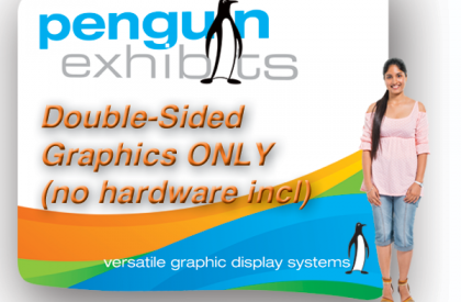 Double-sided ZipTube Display S-Shaped graphics only