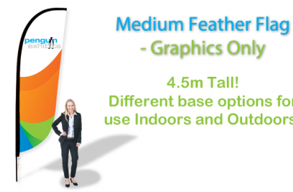 Medium Feather Flag - Graphics Only (single-side)