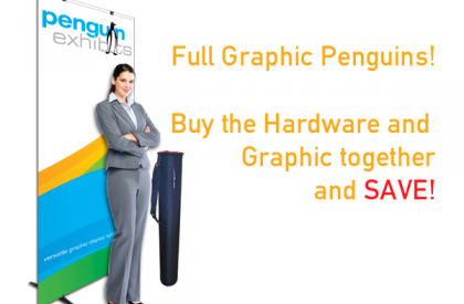 Standard Full Graphic Penguin 90 - 86.25” X 35.5” Hardware and Graphics