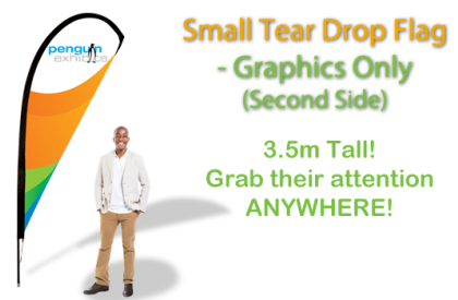 Small Tear Drop Flag - Graphics Only (second-side)