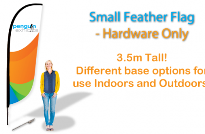 Small Feather Flag - Hardware Only