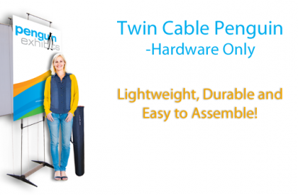 Twin Graphic Cable Penguin - 35.5" X 86.25" Hardware Only