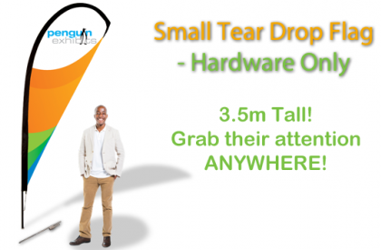 Small Tear Drop Flag - Hardware Only